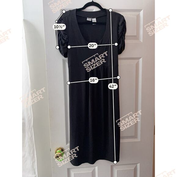 Black Maternity Dress by Duo Maternity Size Medium - Picture 3 of 7